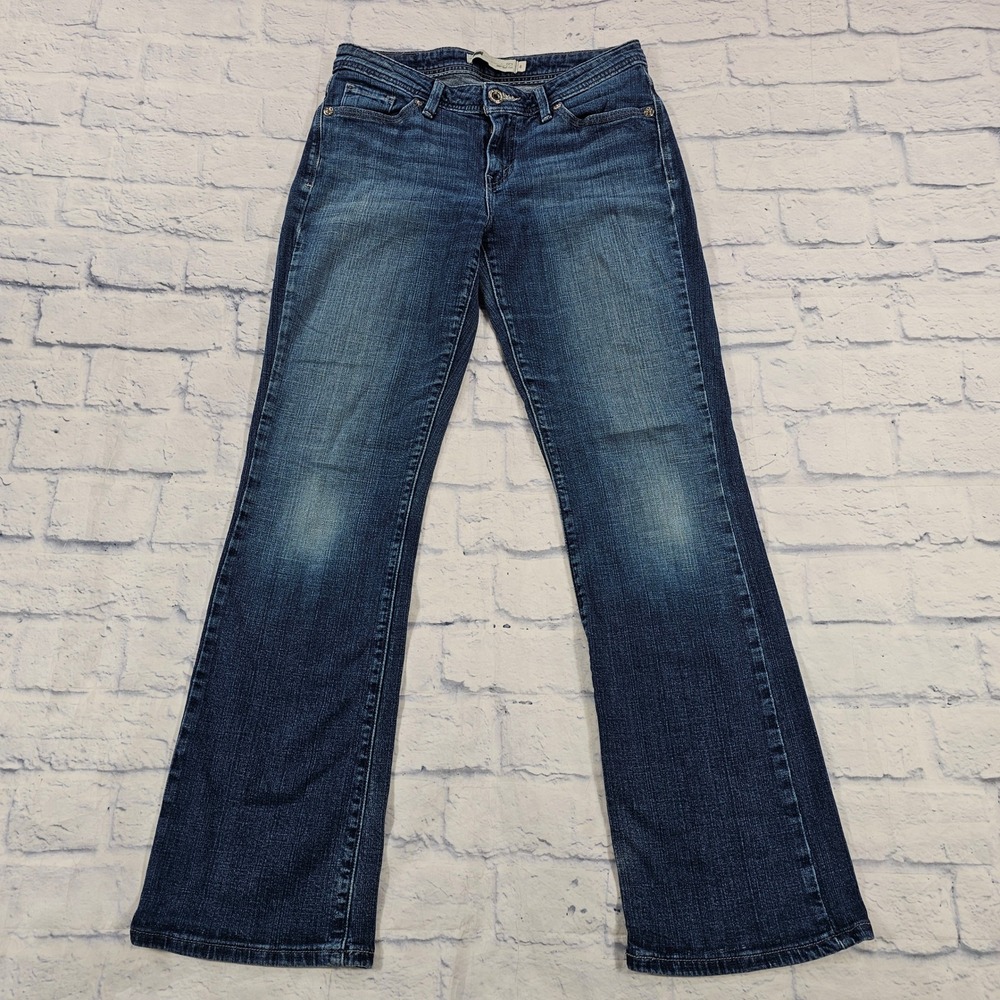 Levis 529 Curvy Boot Cut Jeans Women 6 Blue Medium Wash Denim Stretch Mid Rise